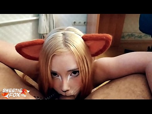 ❤️ कित्सुने तिच्या तोंडात डिक आणि कम गिळले ❌  आमच्याकडे mr.libporno.ru ❌️❤